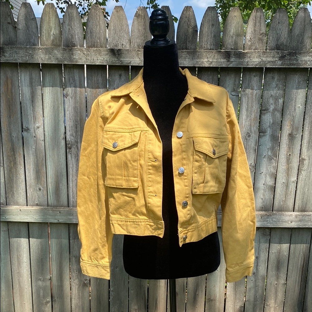 Yellow Jean Jacket for Women